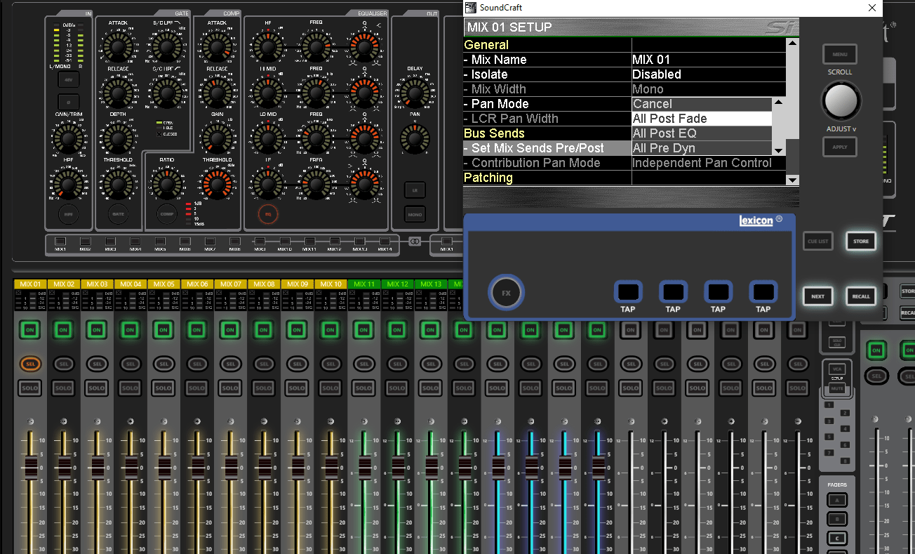 Recording From Groups To Achieve Post Fader Processing and Effect